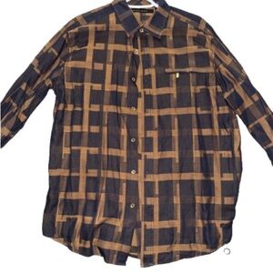 ⚠️ CLEARANCE 
Sean John Mens Plaid Button Down